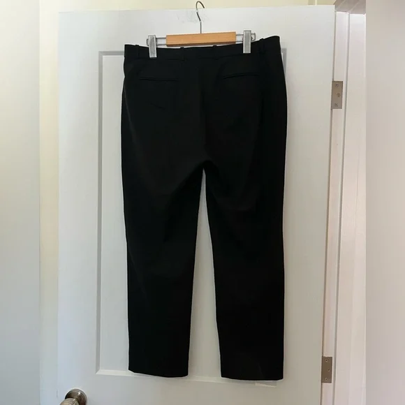 J. Crew Flat-Front Straight Leg Tollegno1900 Italian Fine Wool Fabric Trousers 8 - Picture 2 of 6